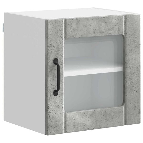 vidaXL Dulap de bucătărie Lucca Gri Beton 40 x 31 x 40 cm