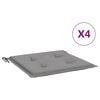 vidaXL Perne scaune de grădină 4 buc. gri 50x50x3 cm țesătură Oxford