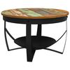 vidaXL Măsuță de cafea, &Oslash;68x43 cm, lemn masiv reciclat