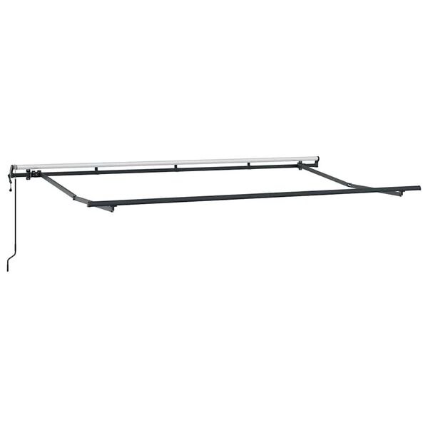 vidaXL Cortina Retractabilă Antracit 350 x 200 cm țesătură