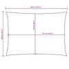 vidaXL Parasolar, bej, 2x3,5 m, țesătură oxford, dreptunghiular