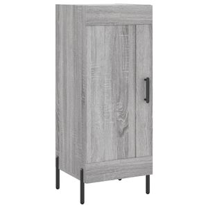 vidaXL Servantă, gri sonoma, 34,5x34x90 cm, lemn compozit