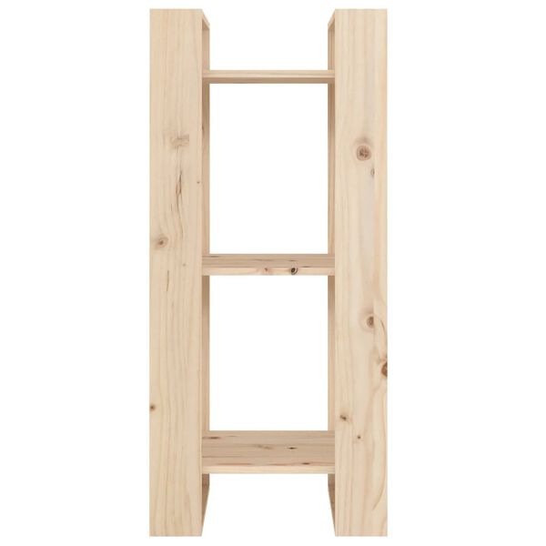 vidaXL Bibliotecă/Separator cameră, 41x35x91 cm, lemn masiv pin