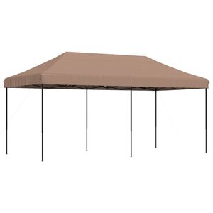 vidaXL Cort de petrecere pliabil Pop-Up, 580x292x315 cm, maro