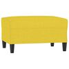 vidaXL Taburet, galben deschis, 70x55x41 cm, material textil