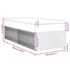 vidaXL Pat box spring cu saltea, gri deschis, 90x190 cm, catifea