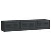 vidaXL Cabinet TV 147 x 34,5 x 27 cm Negru Lemn prelucrat