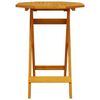 vidaXL Set Bistro Pliabil 3 pcs Maro lemn masiv de acacia