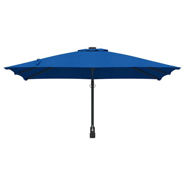 vidaXL Parasol de Grădină Albastru și Negru 248.5 x 247.5 x 160 cm