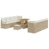 vidaXL Set de canapele pentru grădină Bej și crem 90 x 55 x 71 cm
