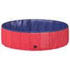 vidaXL Piscină pentru copii Roșu și albastru &Oslash; 120 x 30 cm