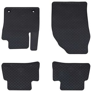 vidaXL Covor pentru mașină 4 pcs Negru TPE