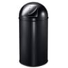EKO Coș de gunoi cu &icirc;mpingere, negru, 40 L