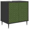 vidaXL Dulap de Baie GELEEN Stejar Negru 60 x 40 x 61 cm
