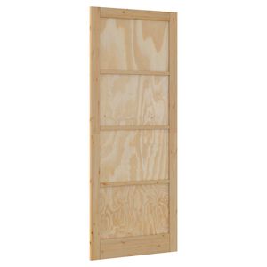 vidaXL Ușă de interior natural 83 x 232 cm placaj