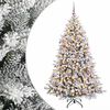 vidaXL Brad de Crăciun artificial cu globuri 180 cm 300 LED-uri