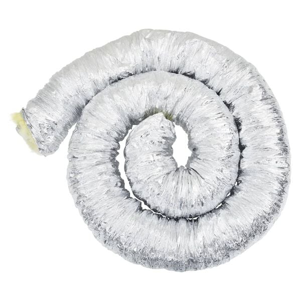 vidaXL Conductă de ventilație izolată, 6 m, &Oslash;10 cm, aluminiu