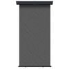 vidaXL Awning lateral pentru balcon 100% poliester, fier, oțel