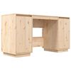 vidaXL Birou, 140x50x75 cm, lemn masiv de pin