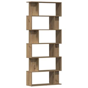 vidaXL Dulap cu cărți Artisan Stejar 80x24x192 cm Lemn prelucrat