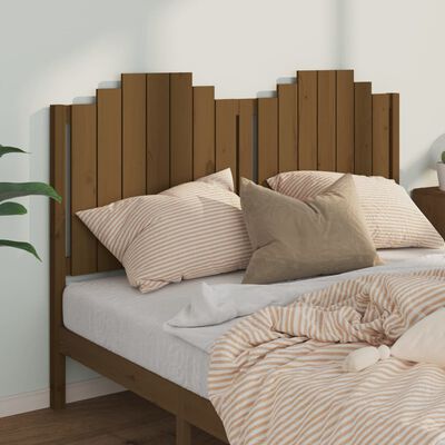 vidaXL Tăblie de pat, maro miere, 156x4x110 cm, lemn masiv de pin