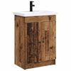vidaXL Set de mobilier pentru baie Lemn vechi 78,5 x 37,5 x 81 cm
