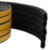 vidaXL Banda adeziva pentru feronerie Negru 10 x 6 mm 12 m Spumă EPDM