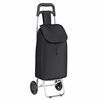 vidaXL Carucior de cumpărături Negru 35 x 28 x 92 cm Tafeta Oxford