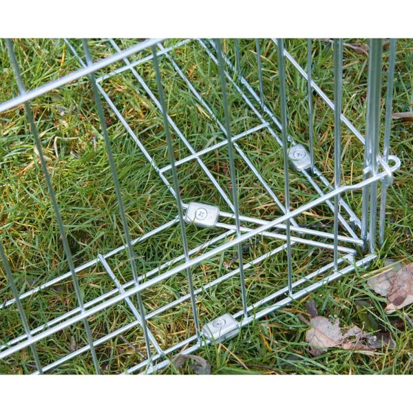 Kerbl Adăpost animale mici de exterior, barieră evacuare 230x115x70 cm