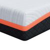 vidaXL Saltea Alb și gri 200 x 200 cm Material Jacquard