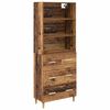 vidaXL Bufet Lemn Vechi 69,5 x 32,5 x 180 cm Lemn prelucrat