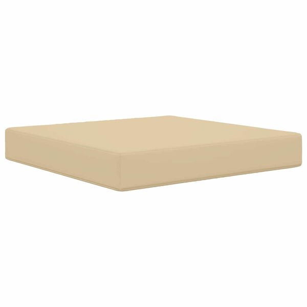 vidaXL Perna pentru canapea de exterior Bej 60 x 60 x 8 cm Poliester