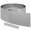 vidaXL Margine pentru gazon 450 x 25 cm Oțel Galvanizat Argintiu