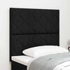 vidaXL Tăblie cap cu headboard Negru 100 cm Piele artificială