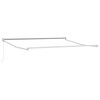 vidaXL Copertină retractabilă antracit/alb, 5x3 m, textil/aluminiu