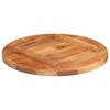 vidaXL Blat de masă rotund, 50 cm, 25-27 mm, lemn masiv acacia