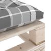 vidaXL Set mobilier de grădină din paleți, cu perne, 8 piese, lemn pin