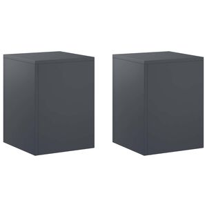vidaXL Suport pentru plante 2 pcs Antracit 30 x 30 x 40 cm