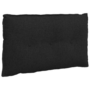 vidaXL Perna pentru spate Negru 80 x 19 x 50 cm țesătură