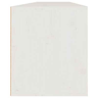 vidaXL Dulapuri de perete 2 buc. alb, 80x30x35 cm, lemn masiv de pin