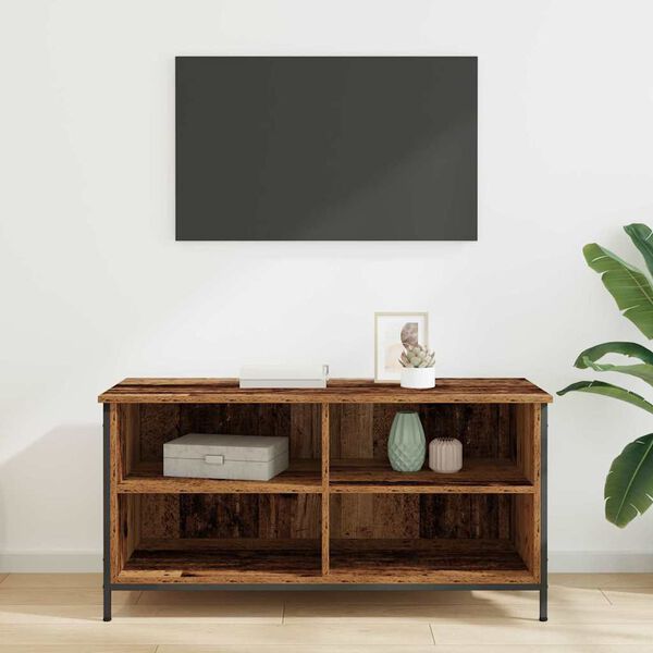 vidaXL Cabinet TV Lemn Vechi 100 x 40 x 50 cm Lemn compozit
