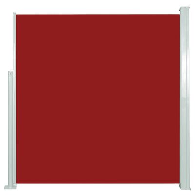 vidaXL Copertină laterală retractabilă de terasă, roșu, 140x300 cm