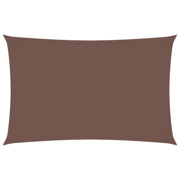 vidaXL Parasolar, maro, 2x4,5 m, țesătură oxford, dreptunghiular