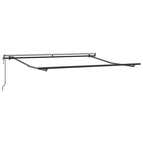 vidaXL Cortina Retractabilă Bej 350 x 250 cm Țesătură și Aluminiu
