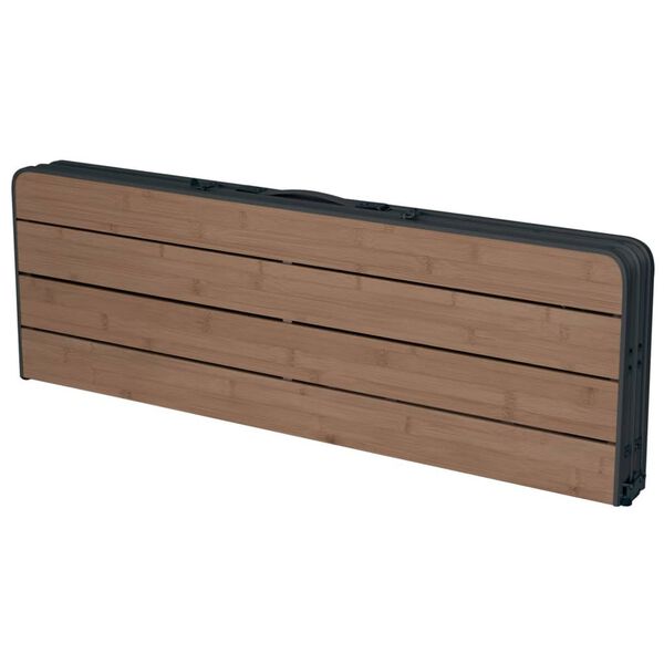 Eurotrail Masă de camping "Balazuc", 90 x 60 cm, bambus