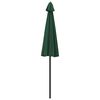 vidaXL Umbrelă de soare de exterior, st&acirc;lp aluminiu, verde, 270 cm