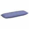 vidaXL Perna pentru spate Albastru Jeans 140 x 19 x 50 cm țesătură