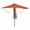 vidaXL Parasol de Grădină Terracota 294 x 150 x 224 cm