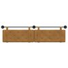 vidaXL Cap de pat suspendat Pe perete Maro 210 x 55 x 5 cm Catifea