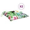 vidaXL Perne de scaun 2 buc. multicolor 40x40x7 cm material textil